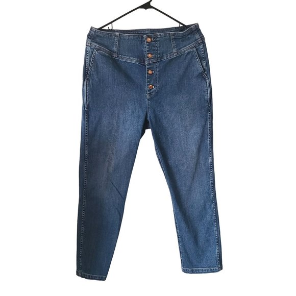 Point Sur J. Crew US Women's Size 31 Shoreditch Straight High Waist Jeans - Picture 1 of 14